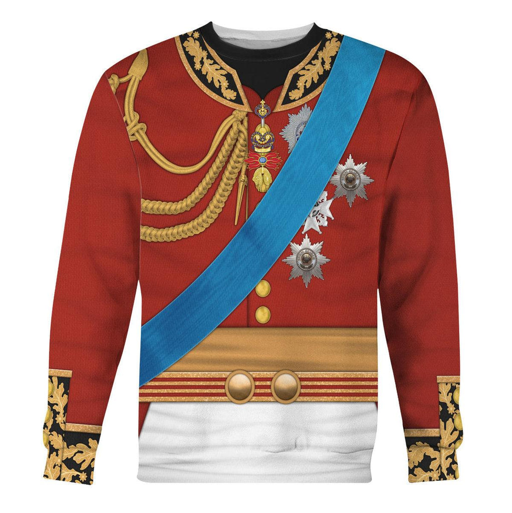 Oodiegang George IV of England Uniform Costume Hoodie Sweatshirt T-Shirt Tracksuit - Oodiegang.com