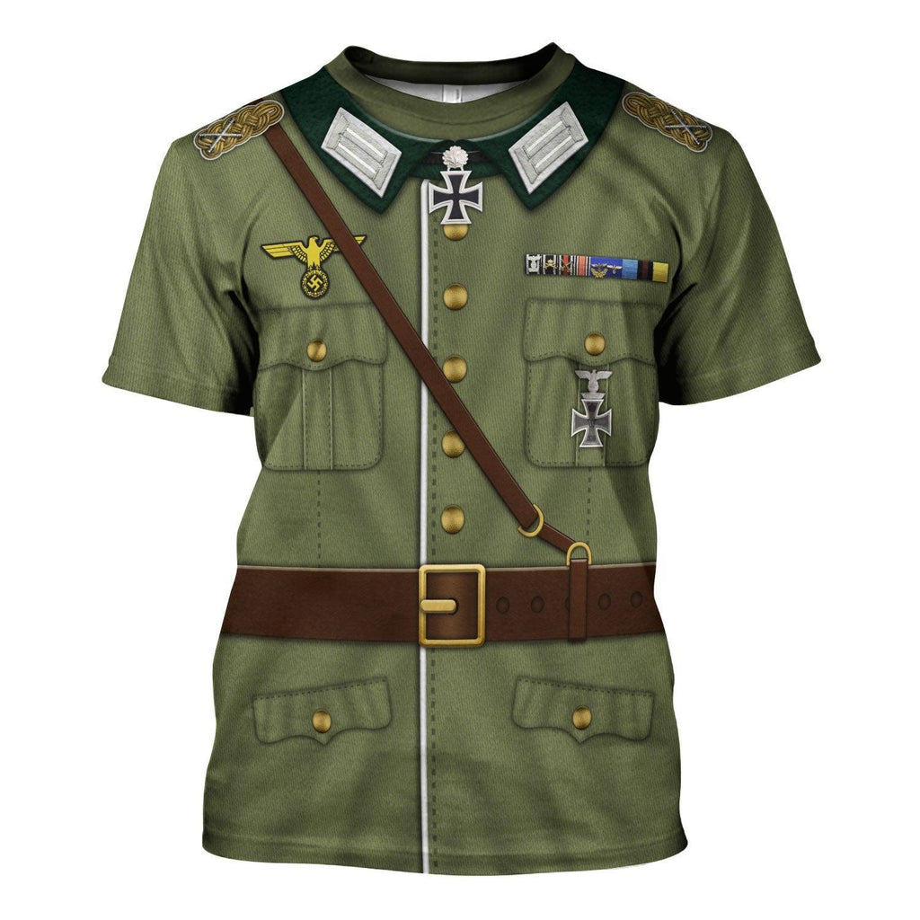 OodieGang Gerd Von Rundstedt German Military Officer Costume Hoodie Sweatshirt T-Shirt Tracksuit - OodieGang.com