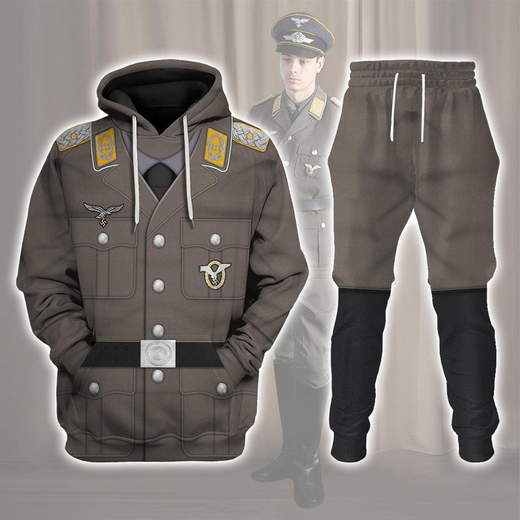 Oodiegang German Air Force (Luftwaffe)-Pilot-Full Dress Costume Hoodie Sweatshirt T-Shirt Tracksuit - Oodiegang.com