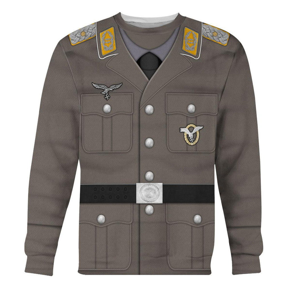 Oodiegang German Air Force (Luftwaffe)-Pilot-Full Dress Costume Hoodie Sweatshirt T-Shirt Tracksuit - Oodiegang.com