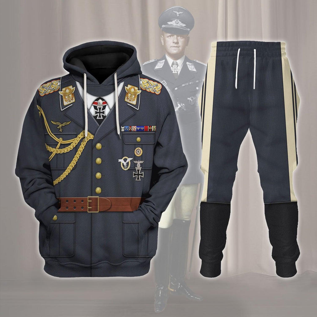 OodieGang German General Erhard Milch Costume Hoodie Sweatshirt T-Shirt Tracksuit - OodieGang.com