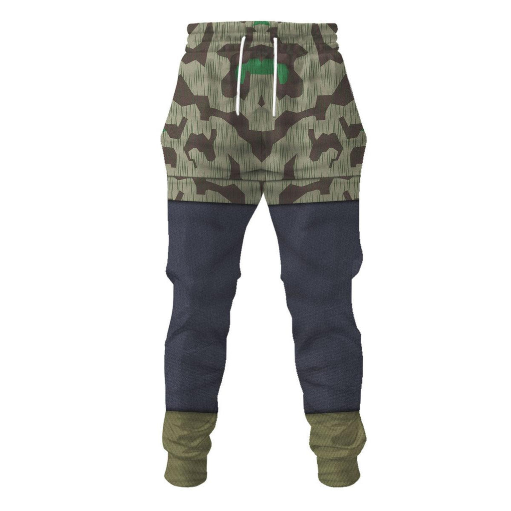 Oodiegang German Parachutist-Splinter Pattern Smock-Basic Uniform Costume Hoodie Sweatshirt T-Shirt Tracksuit - Oodiegang.com