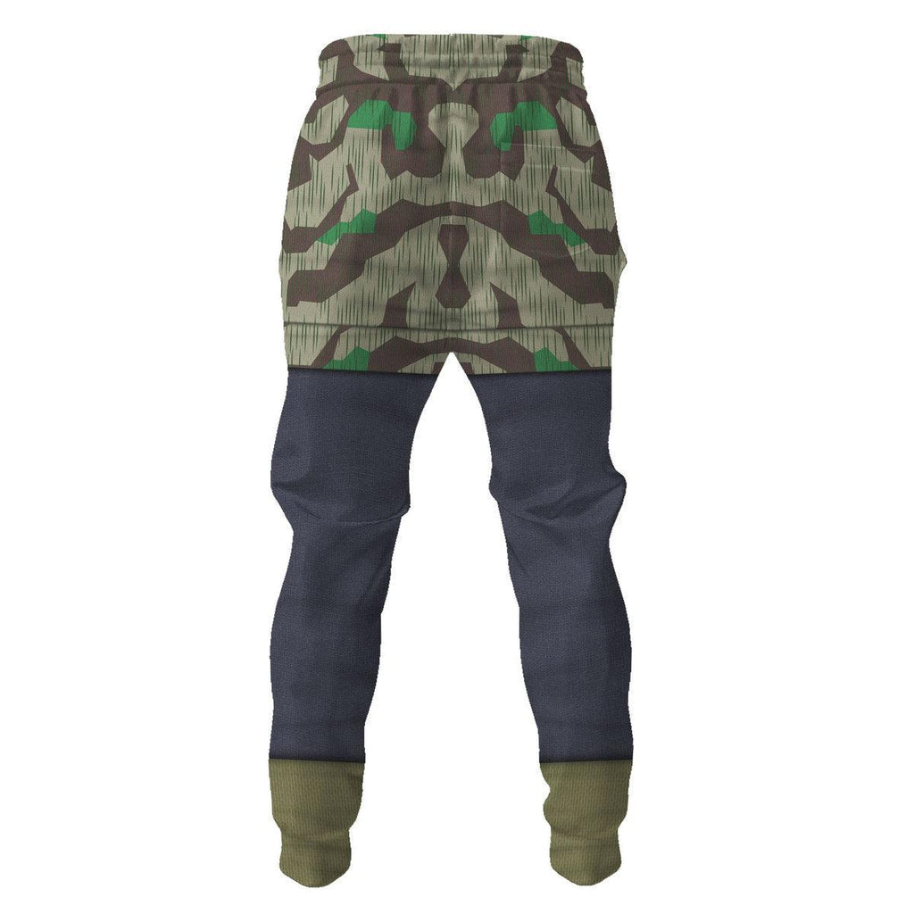 Oodiegang German Parachutist-Splinter Pattern Smock-Combat Uniform Costume Hoodie Sweatshirt T-Shirt Tracksuit - Oodiegang.com