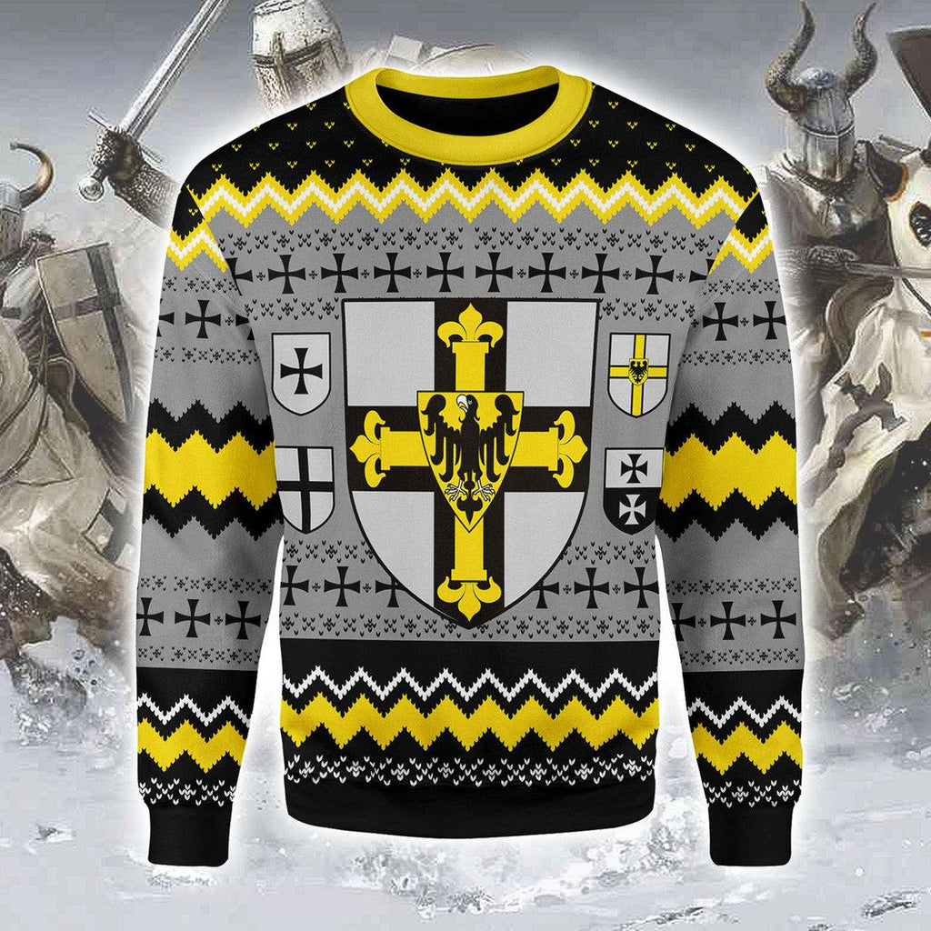 Oodiegang Grand Master of the Teutonic Order Christmas Ugly Sweater - Oodiegang.com