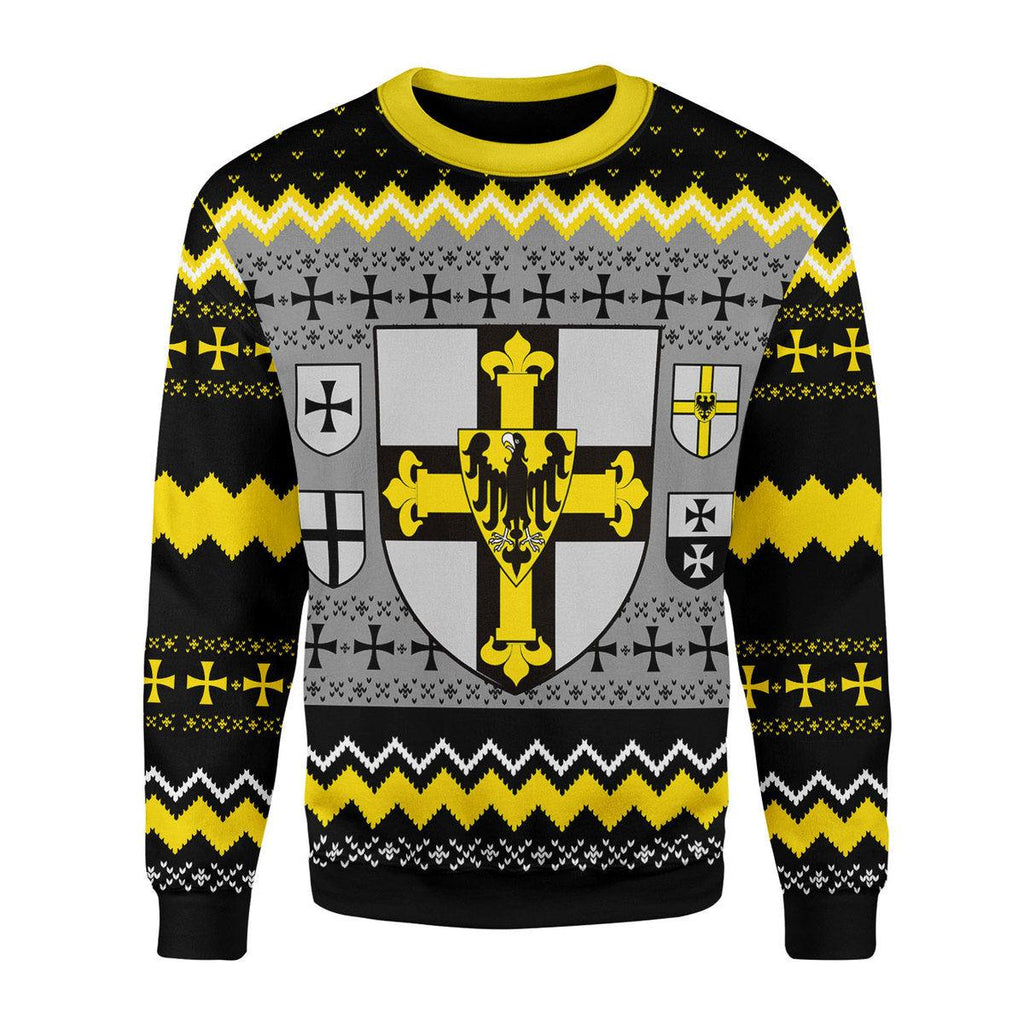 Oodiegang Grand Master of the Teutonic Order Christmas Ugly Sweater - Oodiegang.com