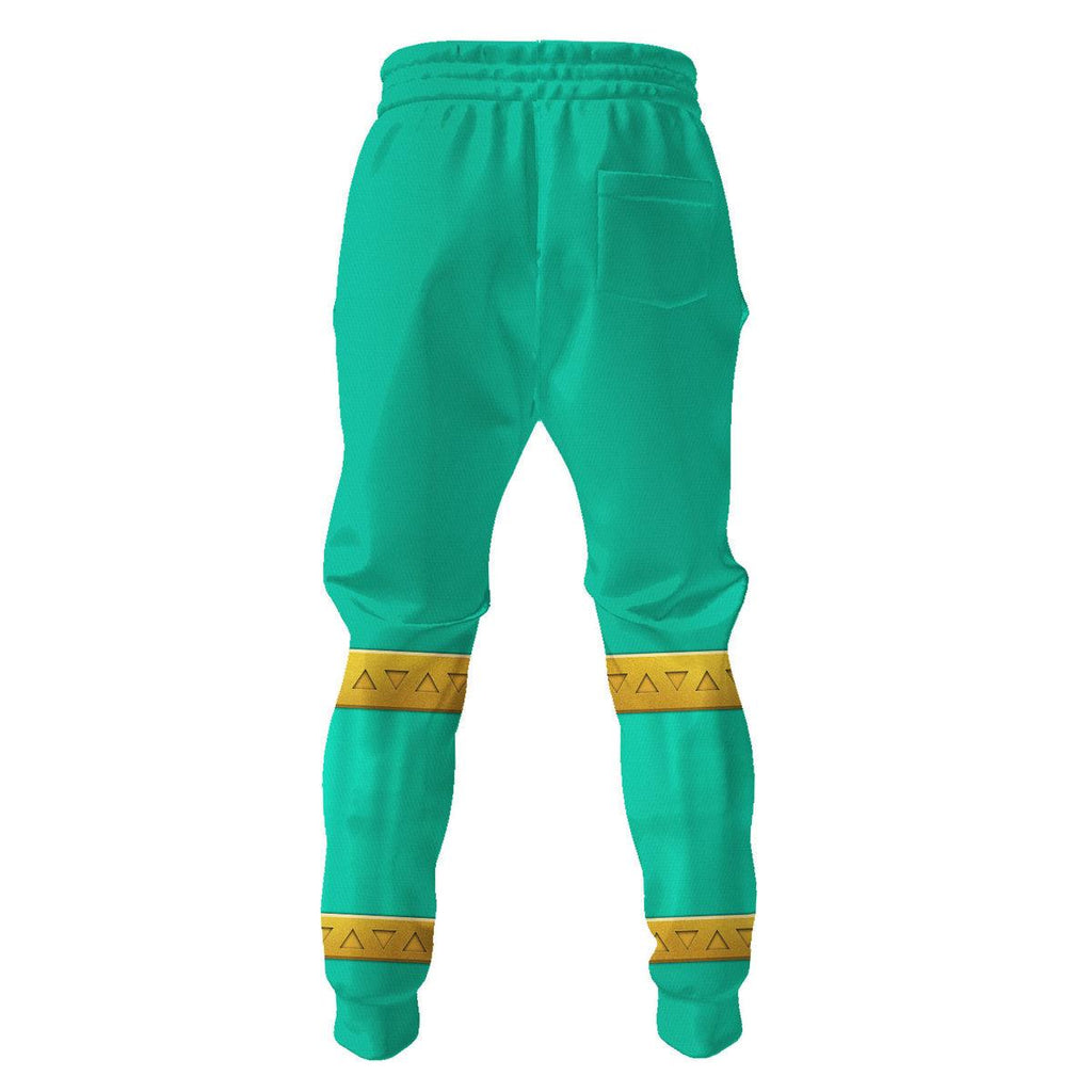 OodieGang Green Izzy Garcia Ranger Dino Fury Hoodies Sweatshirt T-Shirt Zip Hoodies Sweatpants - OodieGang.com