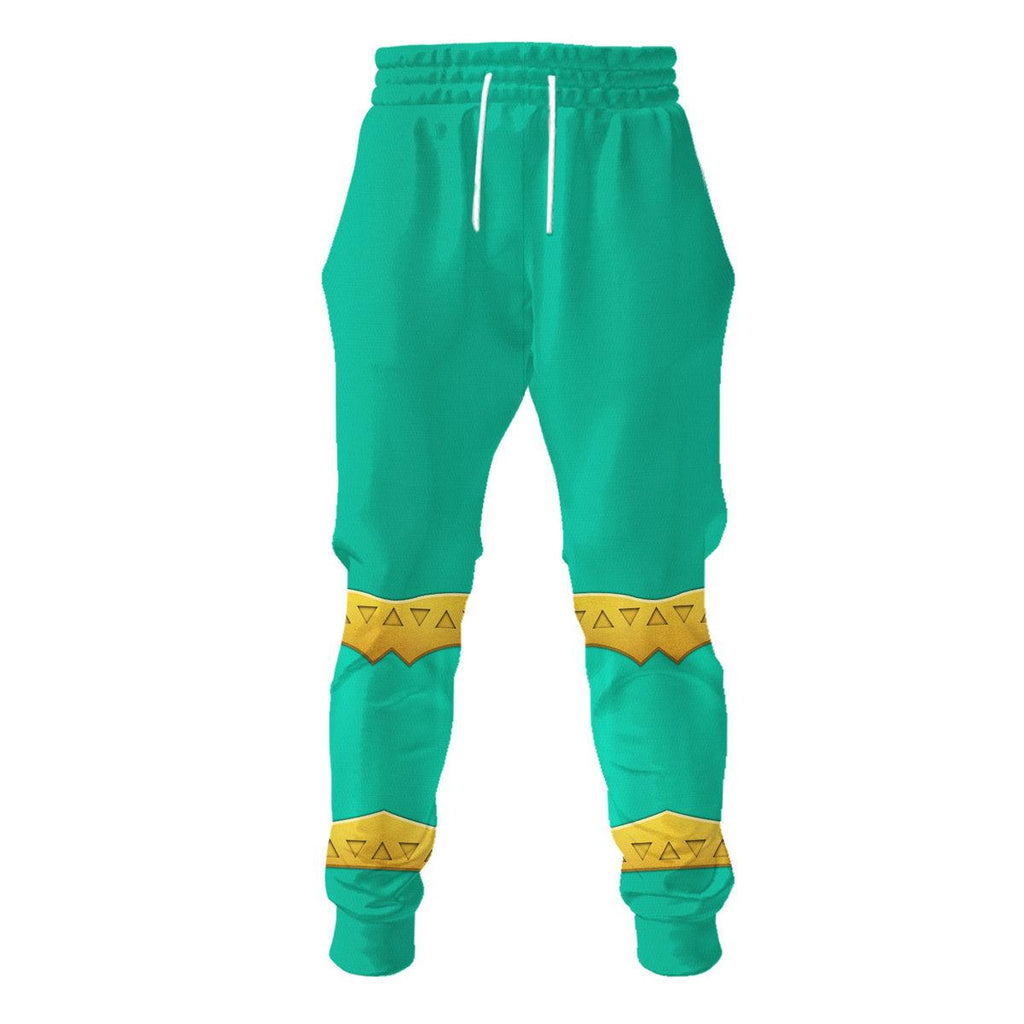 OodieGang Green Izzy Garcia Ranger Dino Fury Hoodies Sweatshirt T-Shirt Zip Hoodies Sweatpants - OodieGang.com