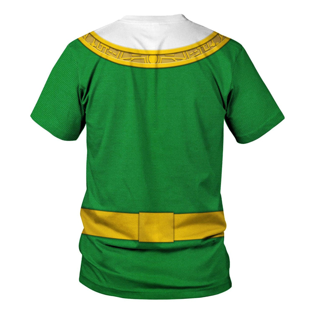 OodieGang Green Power Rangers Zeo Hoodies Sweatshirt T-shirt Hawaiian Tracksuit - OodieGang.com