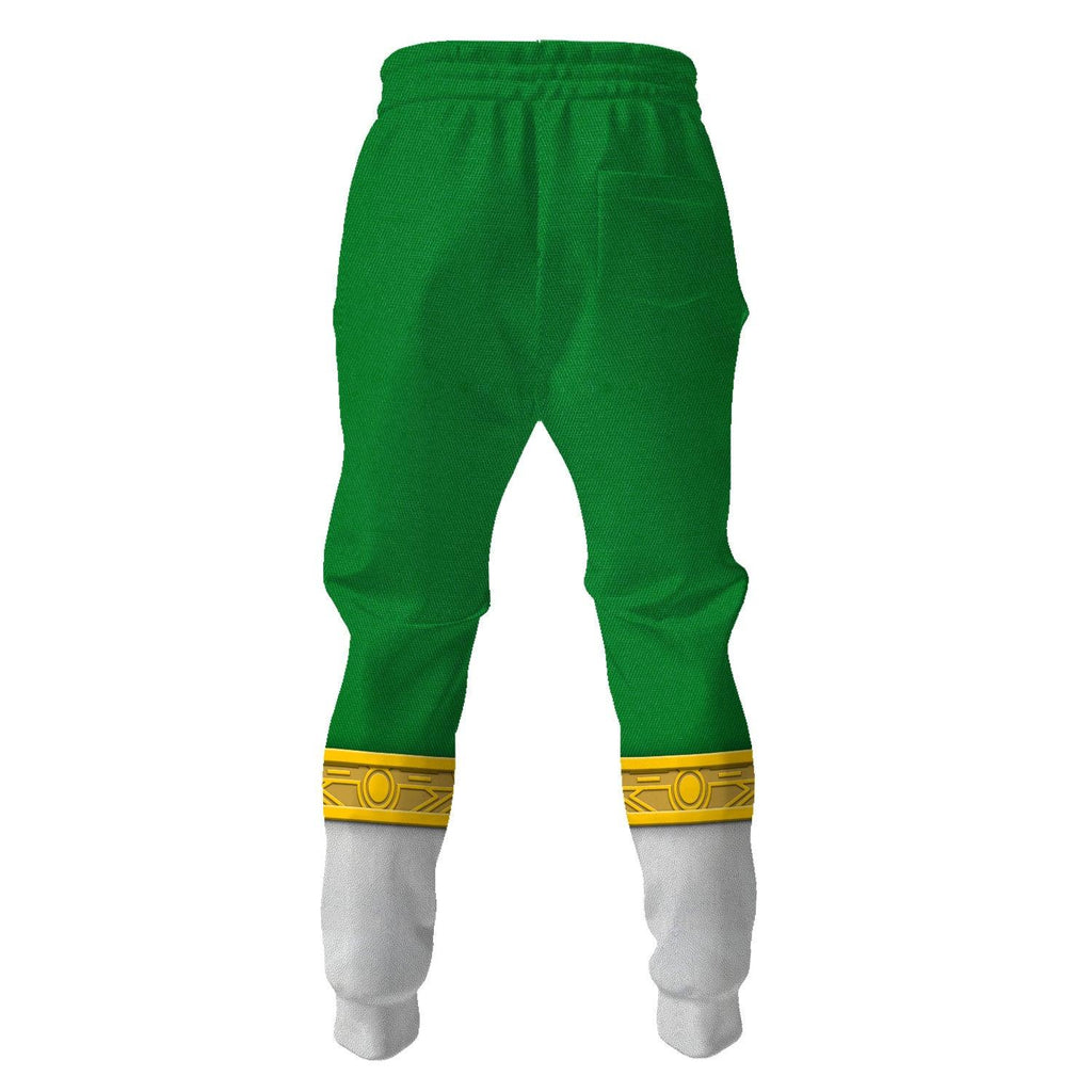 OodieGang Green Power Rangers Zeo Hoodies Sweatshirt T-shirt Hawaiian Tracksuit - OodieGang.com