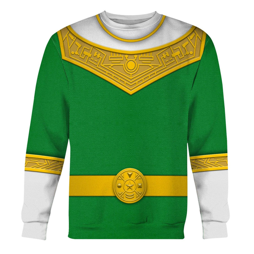 OodieGang Green Power Rangers Zeo Hoodies Sweatshirt T-shirt Hawaiian Tracksuit - OodieGang.com