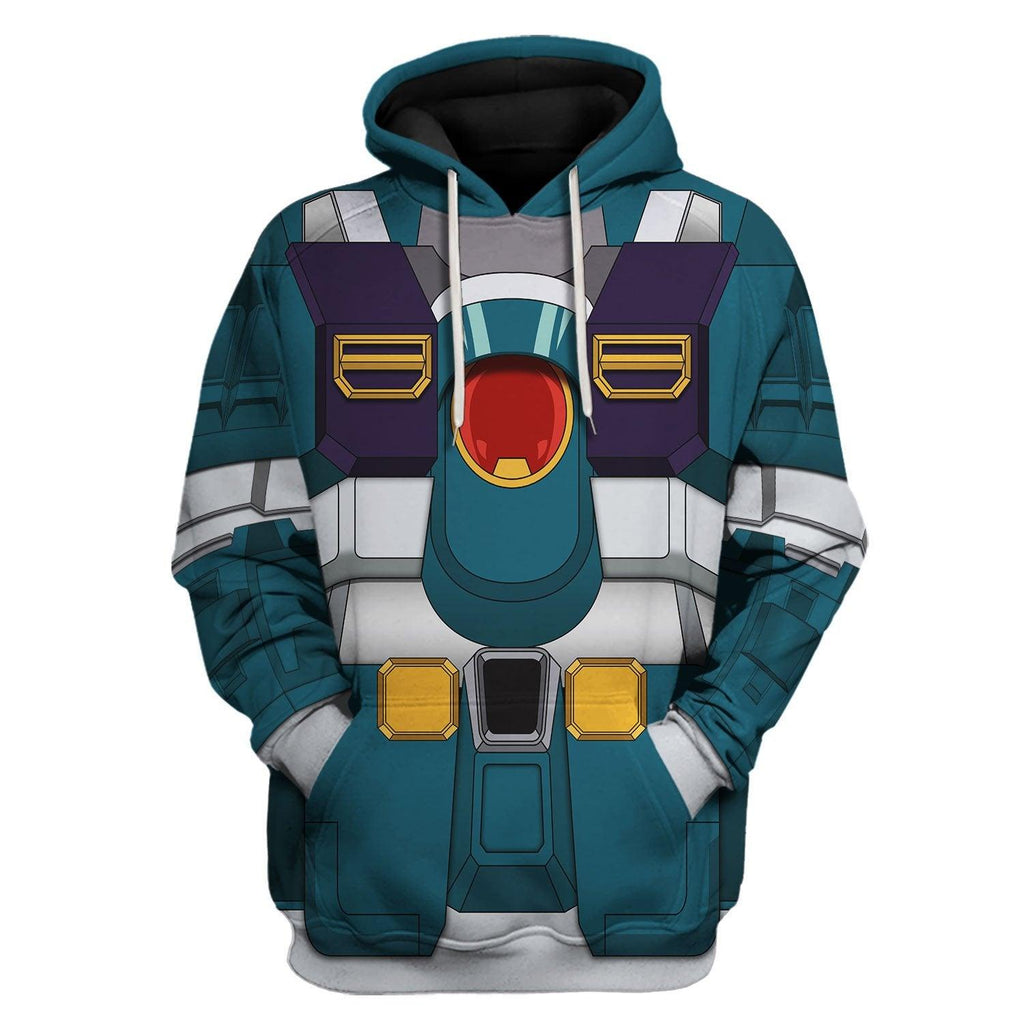 OodieGang Gundam Leopard After War Gundam X Costume All Over Print Tracksuit Hoodie - OodieGang