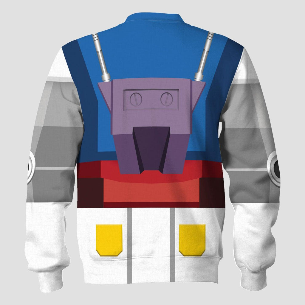 OodieGang Gundam Robot Costume All Over Print Tracksuit Hoodie - OodieGang