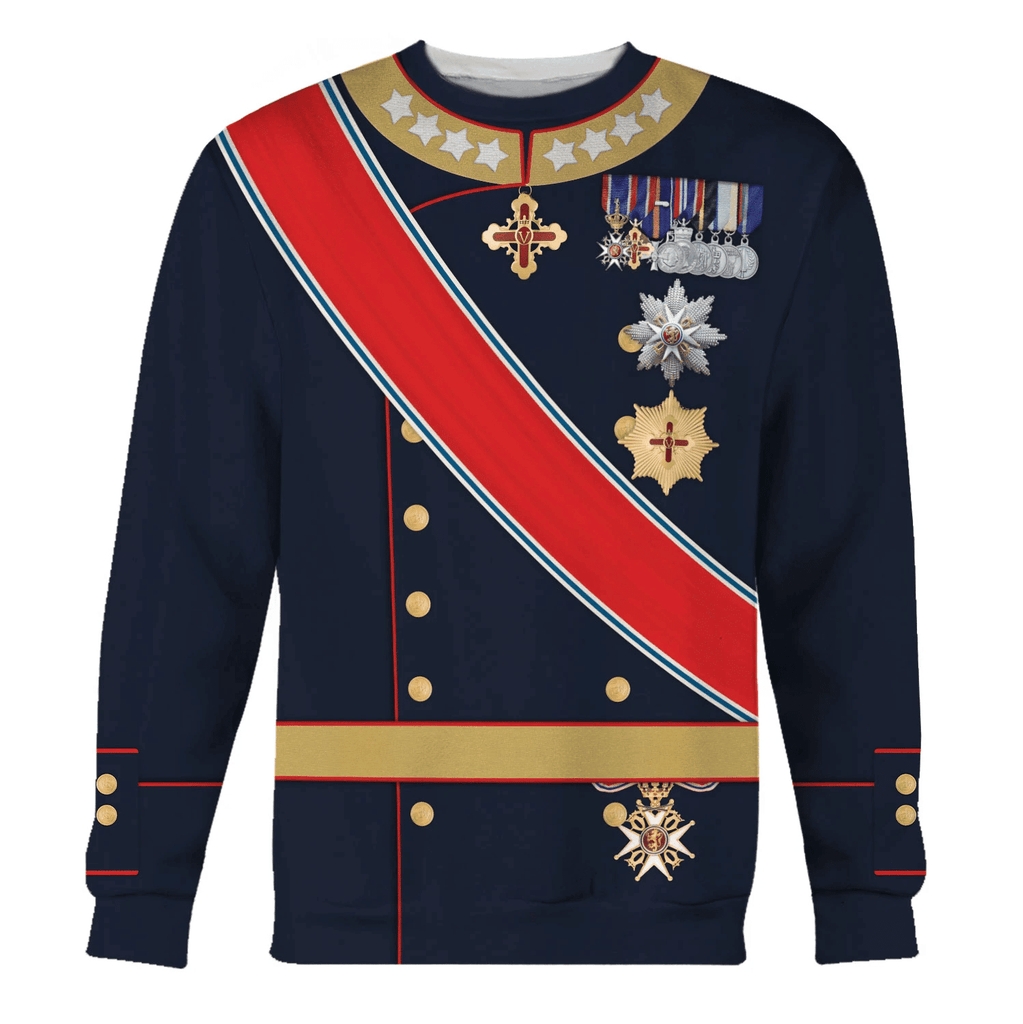 OodieGang Harald V of Norway King of Norway Costume Hoodie Sweatshirt T-Shirt Tracksuit - OodieGang.com