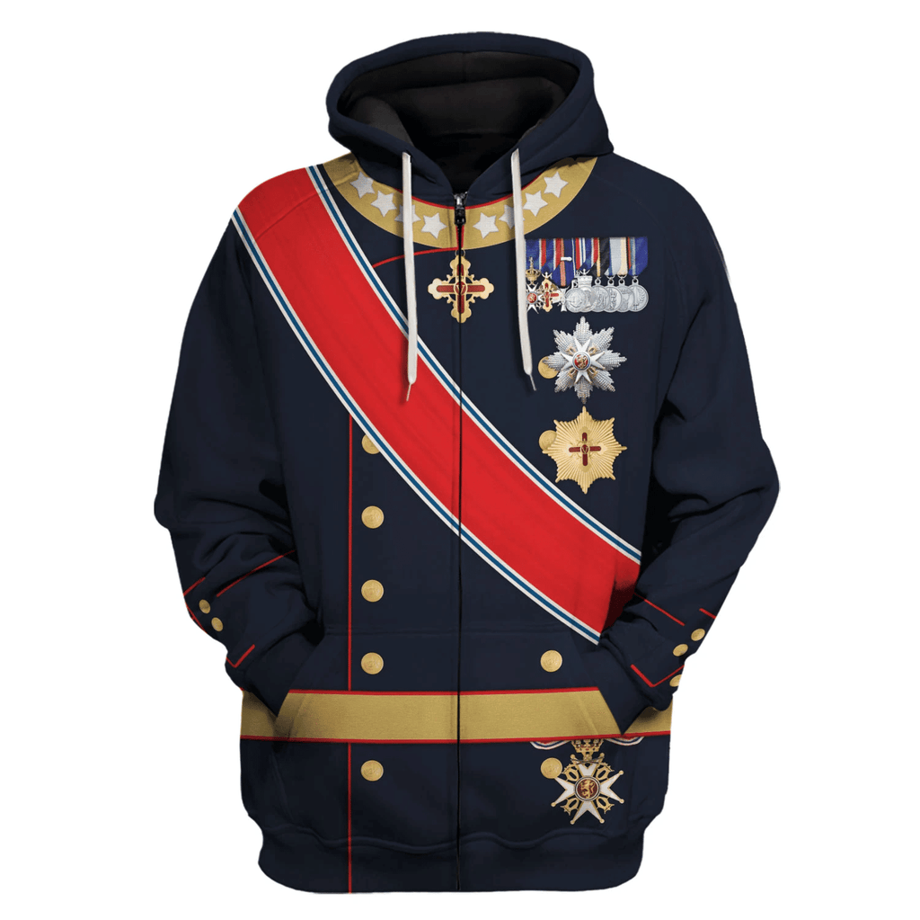 OodieGang Harald V of Norway King of Norway Costume Hoodie Sweatshirt T-Shirt Tracksuit - OodieGang.com