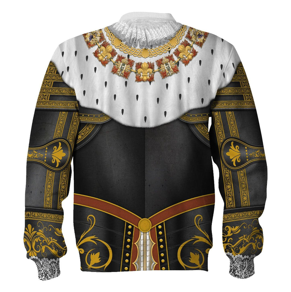 Oodiegang Henry IV De Bourbon Coronation Robes Costume All Over Print Hoodie Sweatshirt T-Shirt Tracksuit - Oodiegang.com