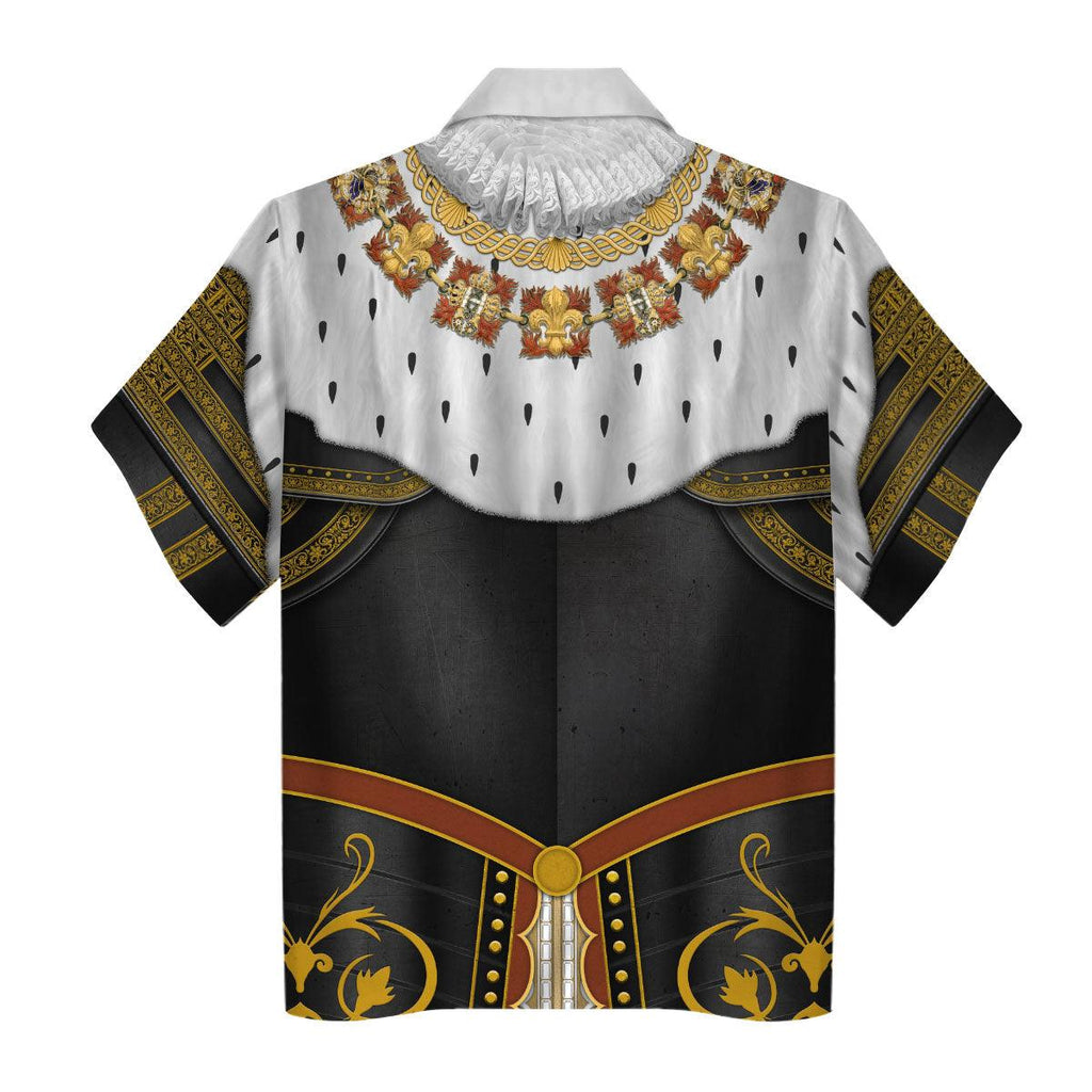 Oodiegang Henry IV De Bourbon Coronation Robes Costume All Over Print Hoodie Sweatshirt T-Shirt Tracksuit - Oodiegang.com