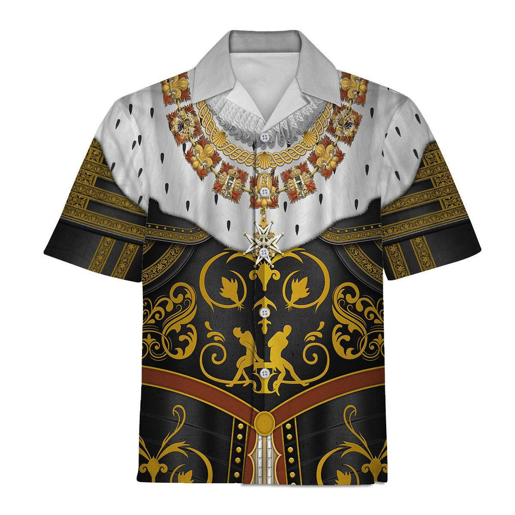 Oodiegang Henry IV De Bourbon Coronation Robes Costume All Over Print Hoodie Sweatshirt T-Shirt Tracksuit - Oodiegang.com