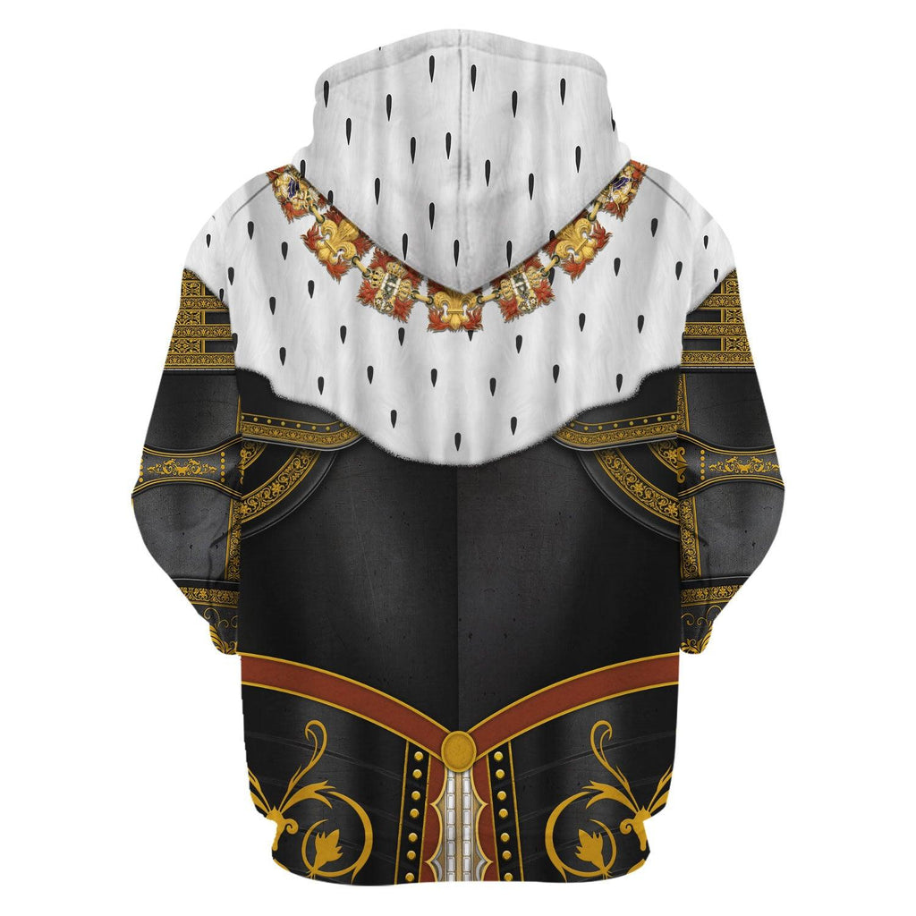 Oodiegang Henry IV De Bourbon Coronation Robes Costume All Over Print Hoodie Sweatshirt T-Shirt Tracksuit - Oodiegang.com