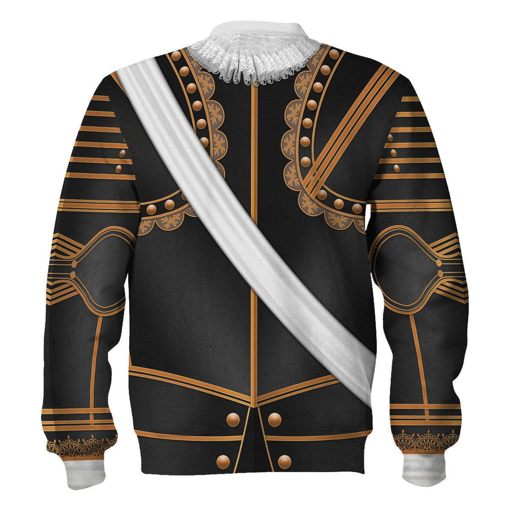 Oodiegang Henry IV of France Armour Costume All Over Print Hoodie Sweatshirt T-Shirt Tracksuit - Oodiegang.com