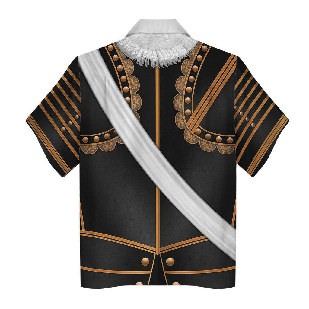 Oodiegang Henry IV of France Armour Costume All Over Print Hoodie Sweatshirt T-Shirt Tracksuit - Oodiegang.com