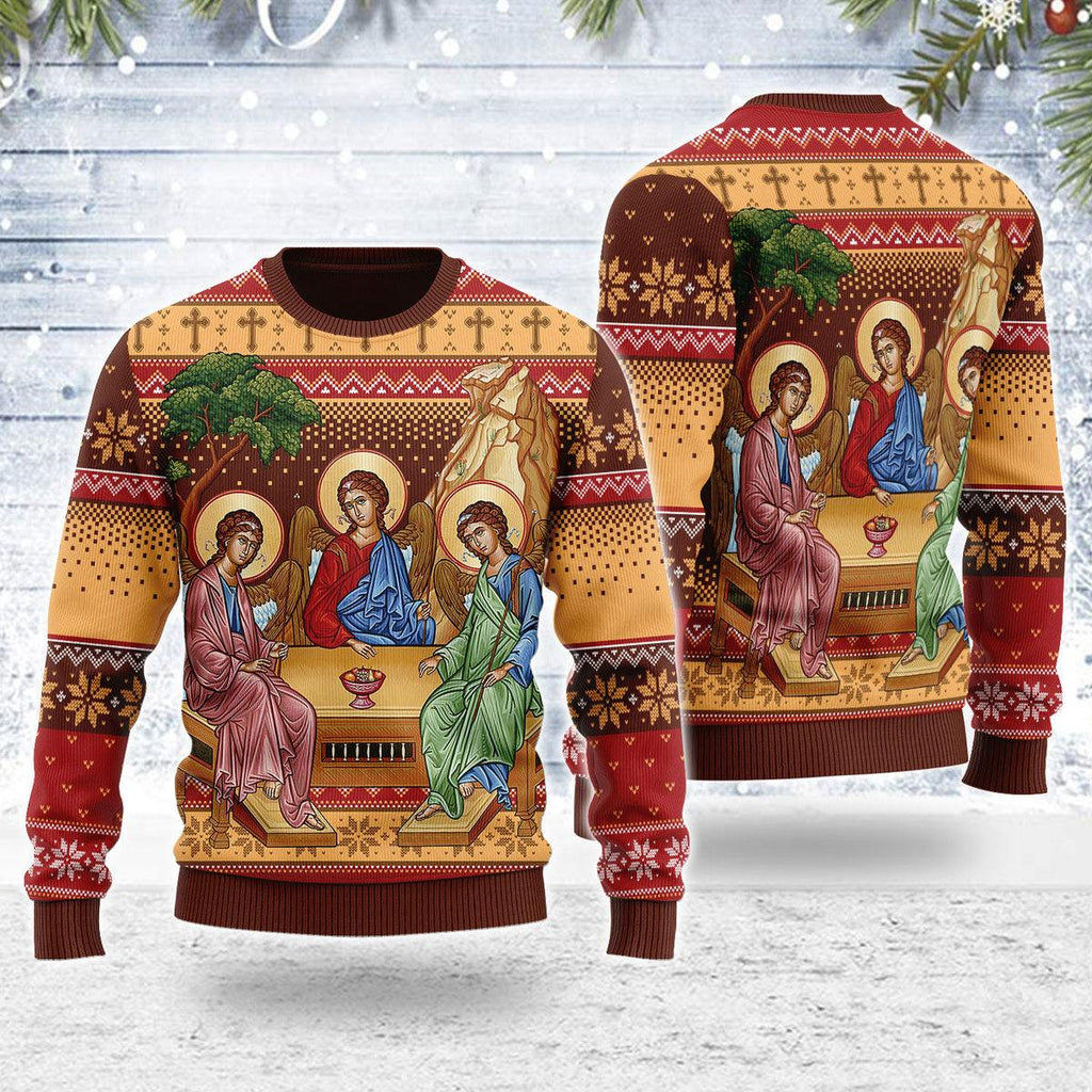 OodieGang Holy Trinity Christmas Sweater - OodieGang.com