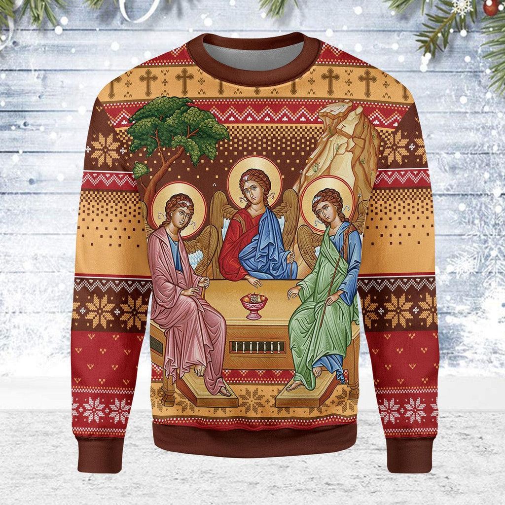 OodieGang Holy Trinity Christmas Sweater - OodieGang.com