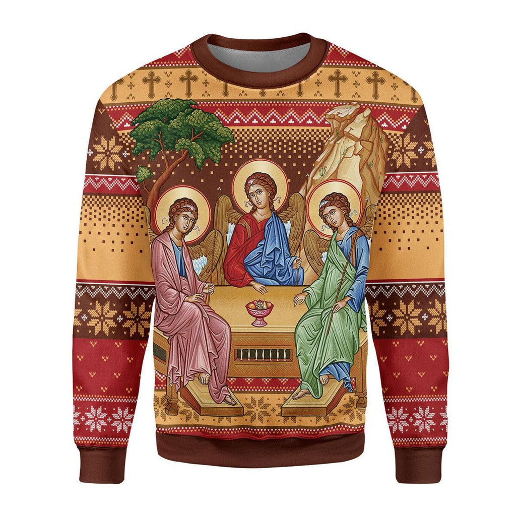 OodieGang Holy Trinity Christmas Sweater - OodieGang.com