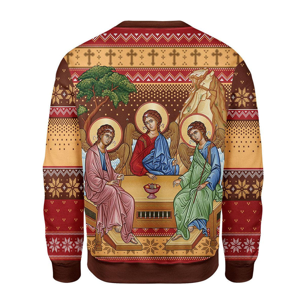 OodieGang Holy Trinity Christmas Sweater - OodieGang.com