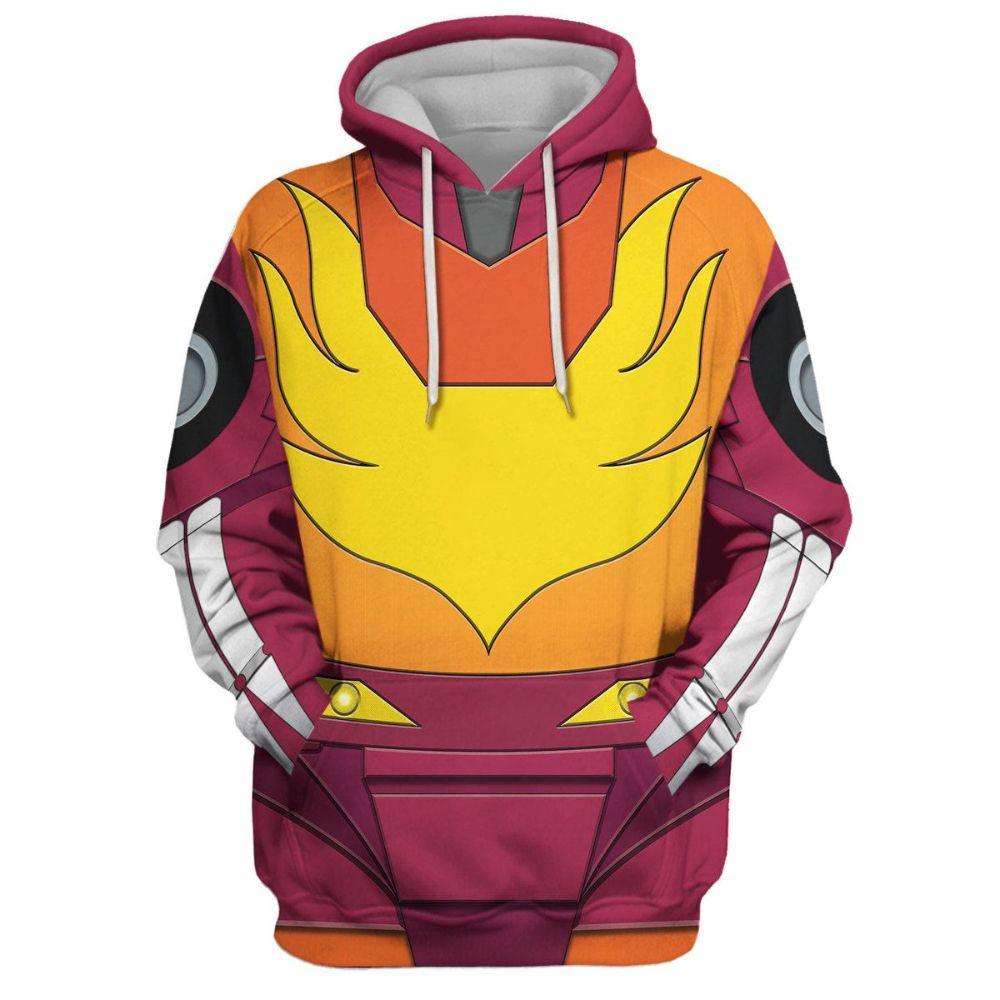 OodieGang Hot Rodimus Costume Cosplay Hoodie Tracksuit - OodieGang