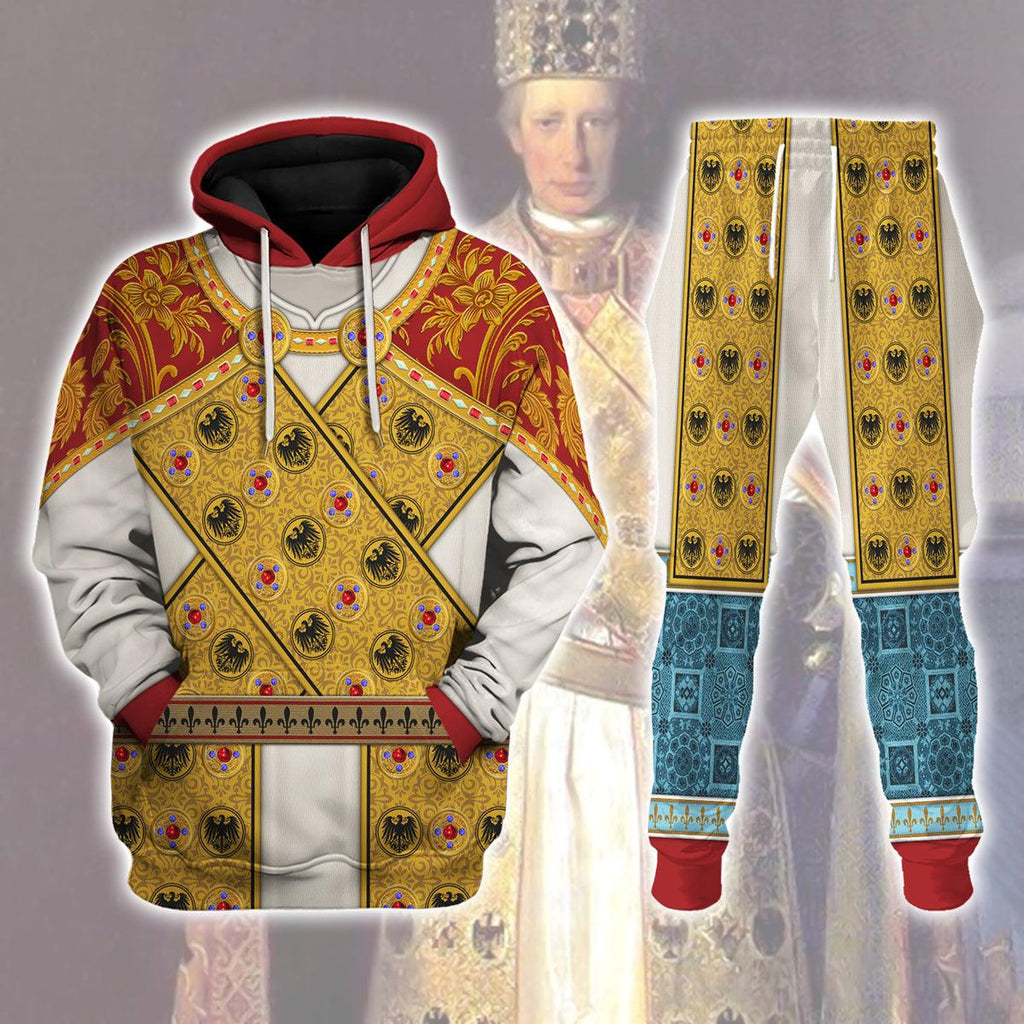 Oodiegang Imperial Dress of Holy Roman Emperor Costume Hoodie Sweatshirt T-Shirt Tracksuit - Oodiegang.com