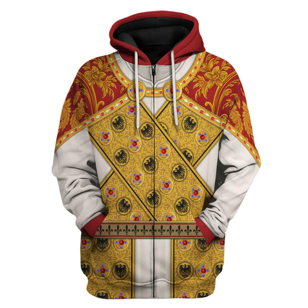 Oodiegang Imperial Dress of Holy Roman Emperor Costume Hoodie Sweatshirt T-Shirt Tracksuit - Oodiegang.com