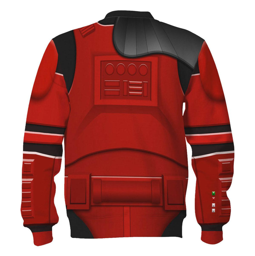 Oodiegang Imprerial Crimson Stormtrooper Costume Hoodie Sweatshirt T-Shirt Sweatpants - Oodiegang.com