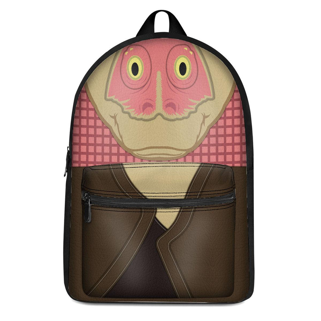 Oodiegang Jar Jar Binks Custom Backpack - DucG