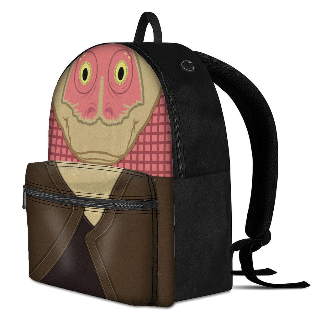 Oodiegang Jar Jar Binks Custom Backpack - DucG