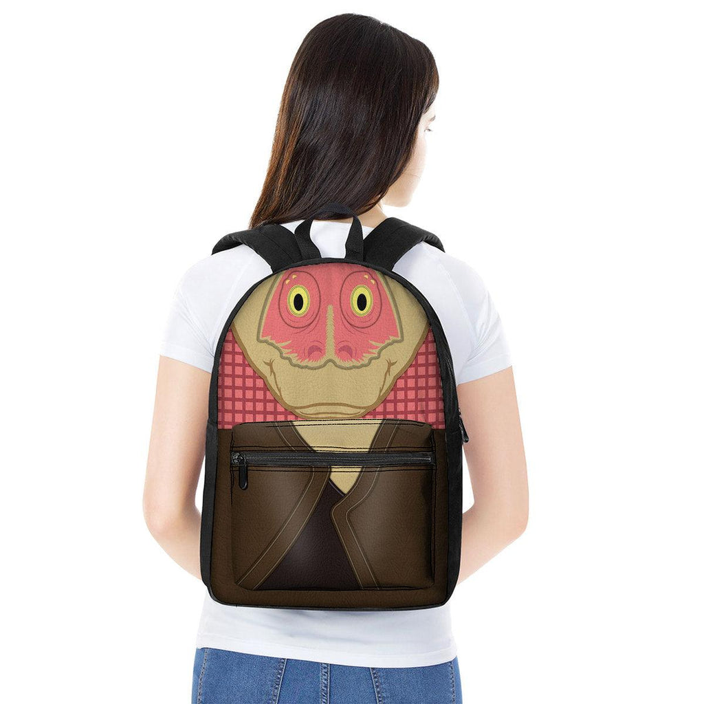 Oodiegang Jar Jar Binks Custom Backpack - DucG