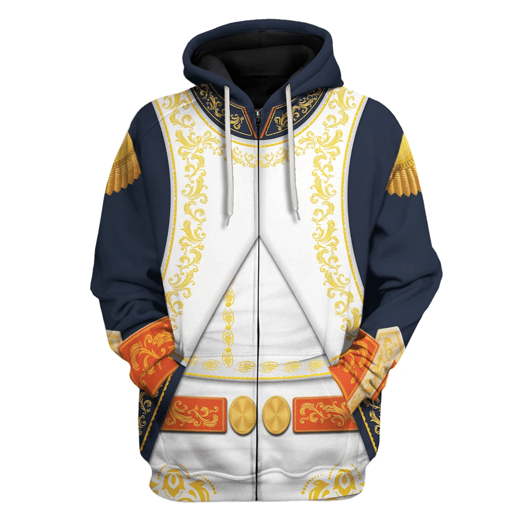 OodieGang Joachim Murat Uniform Costume All Over Print Hoodie Sweatshirt T-Shirt Tracksuit - OodieGang.com