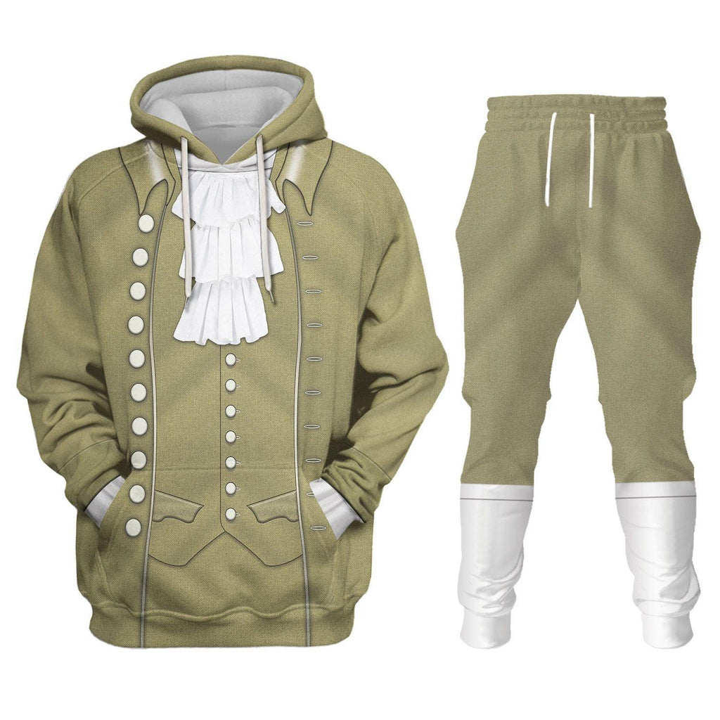 OodieGang John Adams U.S. President Costume Hoodie Sweatshirt T-Shirt Tracksuit - OodieGang.com