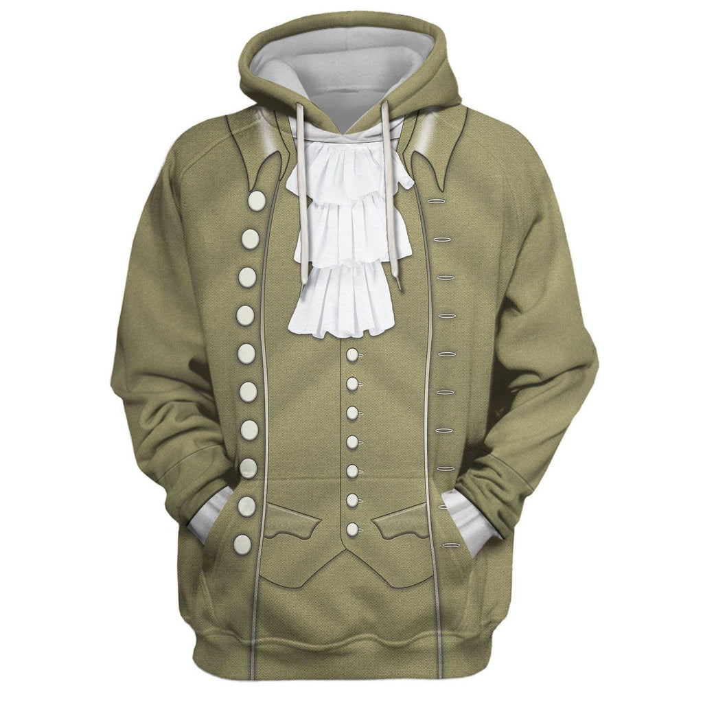 OodieGang John Adams U.S. President Costume Hoodie Sweatshirt T-Shirt Tracksuit - OodieGang.com