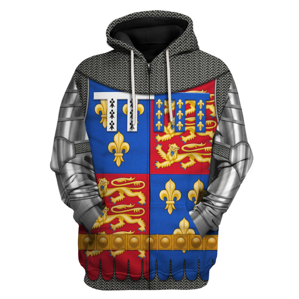 Oodiegang John of Lancaster, 1st Duke of Bedford Amour Knights Costume Hoodie Sweatshirt T-Shirt Tracksuit - Oodiegang.com