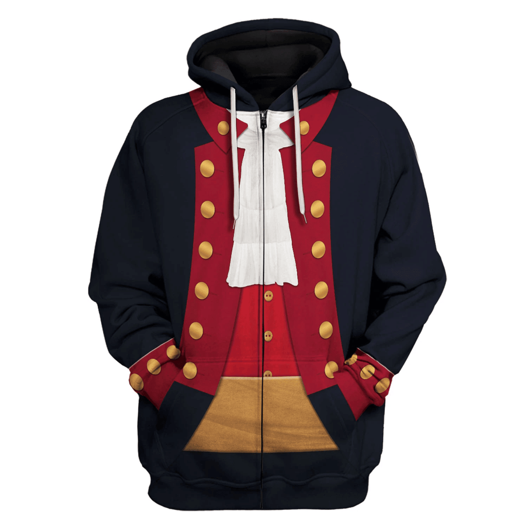 OodieGang John Paul Jones Revolutionary War Costume Hoodie Sweatshirt T-Shirt Tracksuit - OodieGang.com