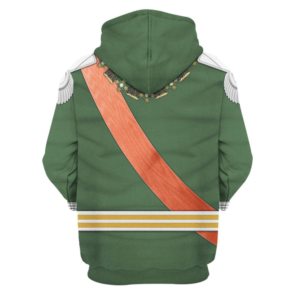 Oodiegang Kaiser Wilhelm II Uniform Dreifarbendruck Costume Hoodie Sweatshirt T-Shirt Tracksuit - Oodiegang.com