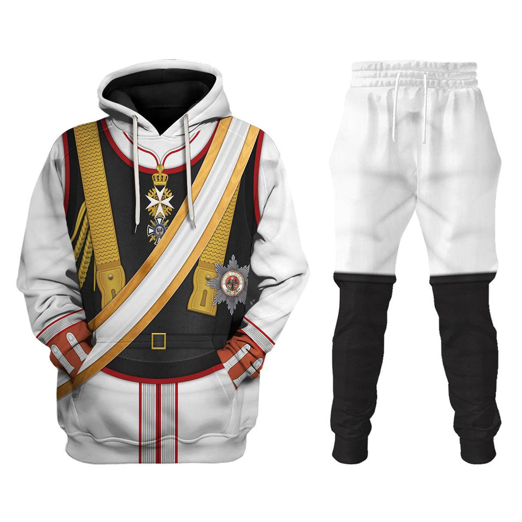 Oodiegang Kaiser Wilhelm II Uniform Garde du German Emperor Costume Hoodie Sweatshirt T-Shirt Tracksuit - Oodiegang.com