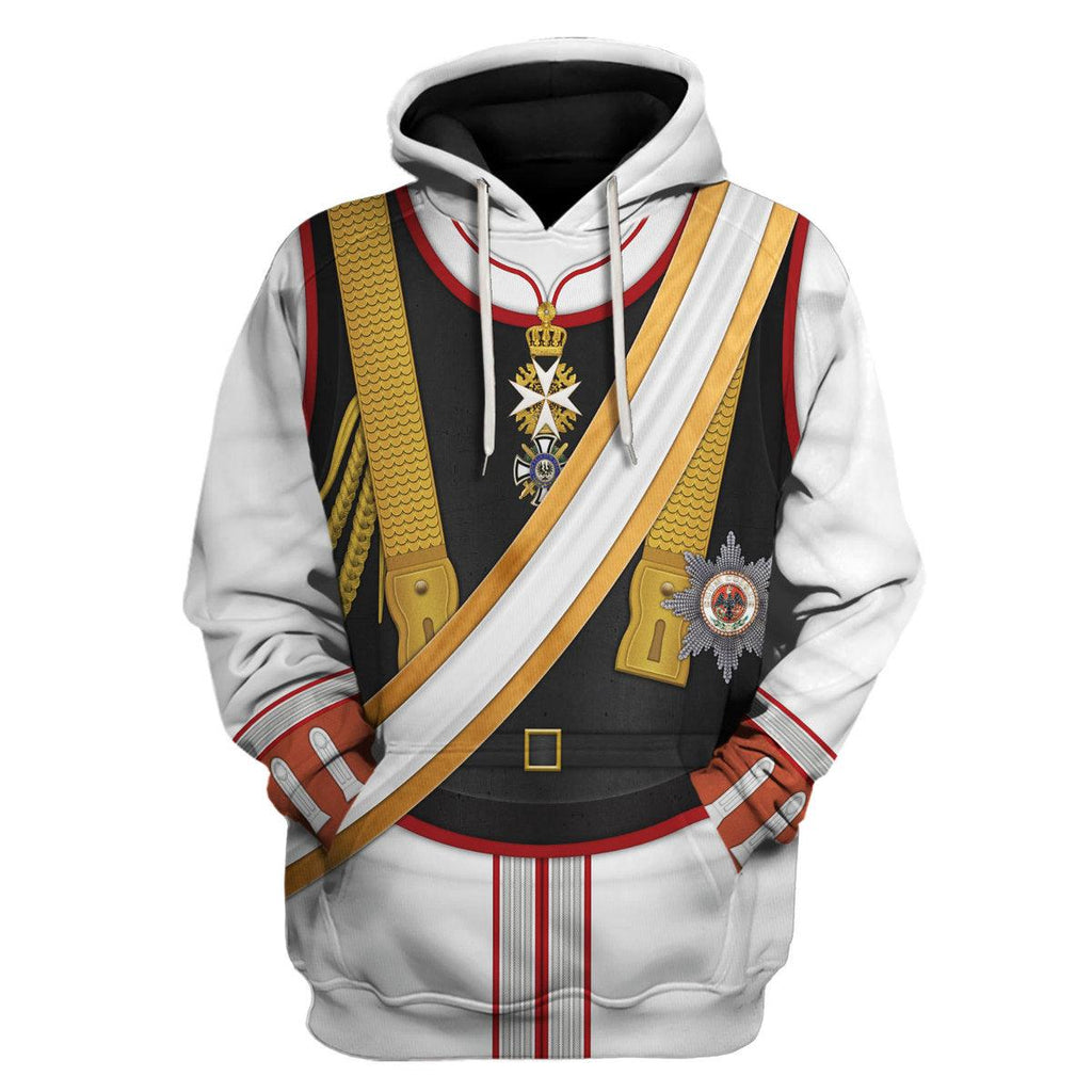 Oodiegang Kaiser Wilhelm II Uniform Garde du German Emperor Costume Hoodie Sweatshirt T-Shirt Tracksuit - Oodiegang.com