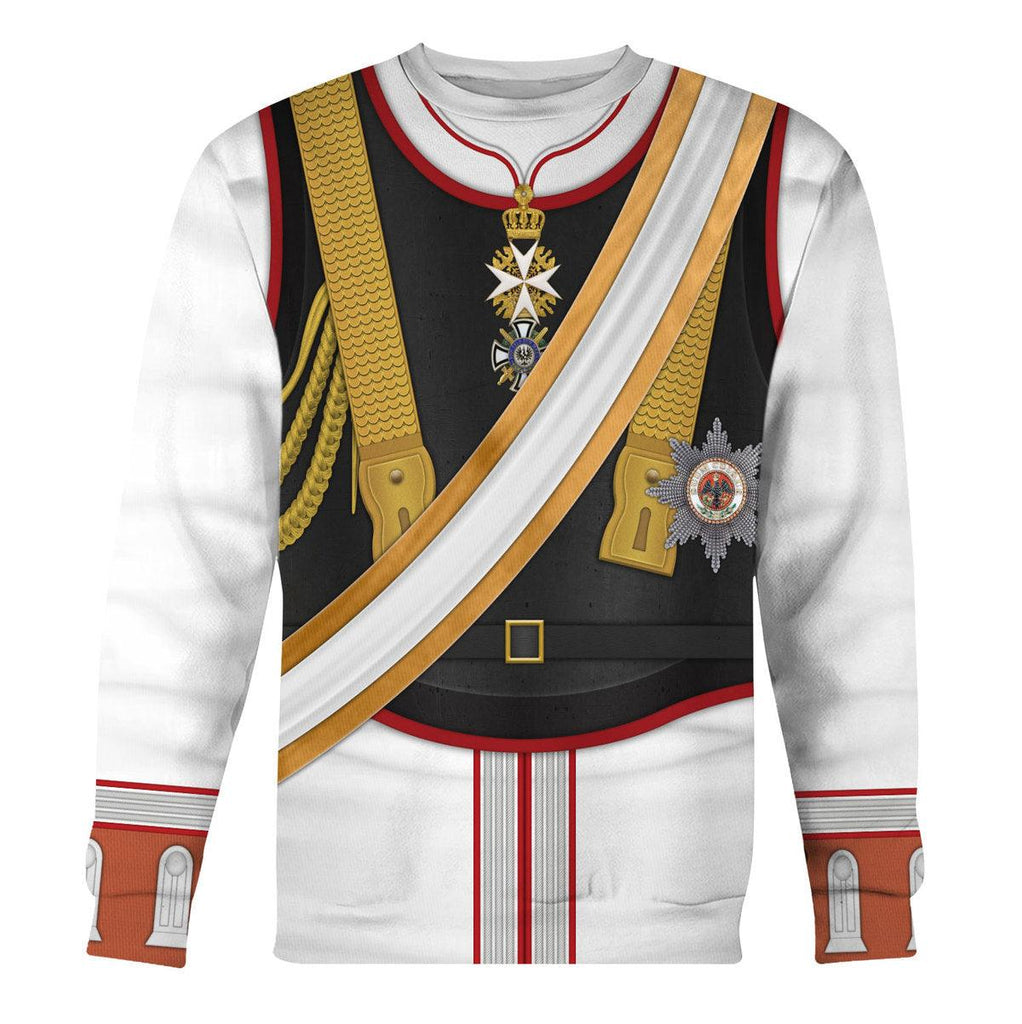 Oodiegang Kaiser Wilhelm II Uniform Garde du German Emperor Costume Hoodie Sweatshirt T-Shirt Tracksuit - Oodiegang.com