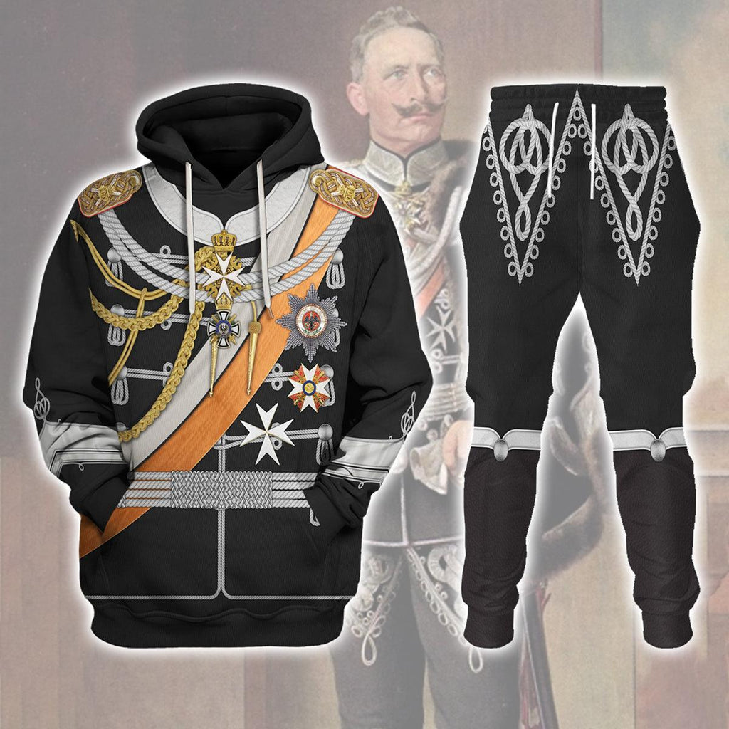 Oodiegang Kaiser Wilhelm II Uniform German Emperor & King of Prussia Costume Hoodie Sweatshirt T-Shirt Tracksuit - Oodiegang.com