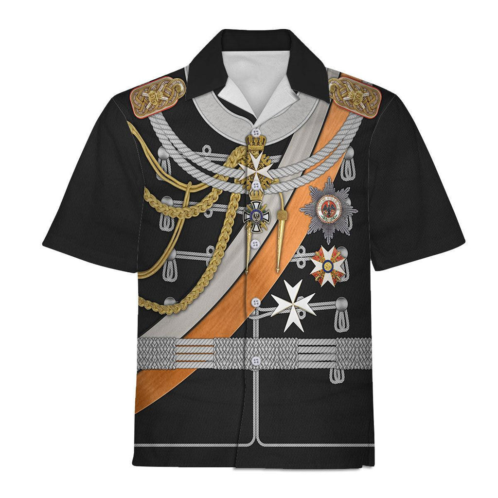 Oodiegang Kaiser Wilhelm II Uniform German Emperor & King of Prussia Costume Hoodie Sweatshirt T-Shirt Tracksuit - Oodiegang.com