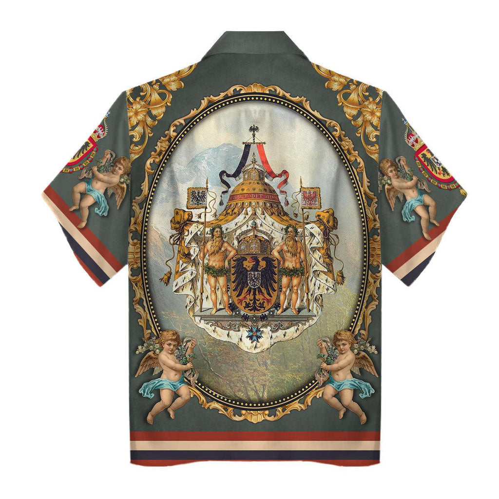 Oodiegang Kaiser William I German Emperor Hawaiian Shirt Polo Shirt Beach short - Oodiegang.com