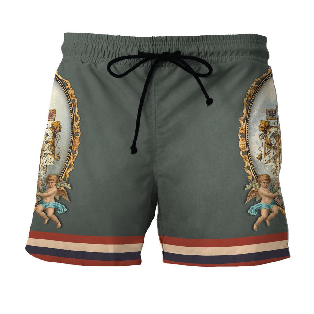 Oodiegang Kaiser William I German Emperor Hawaiian Shirt Polo Shirt Beach short - Oodiegang.com