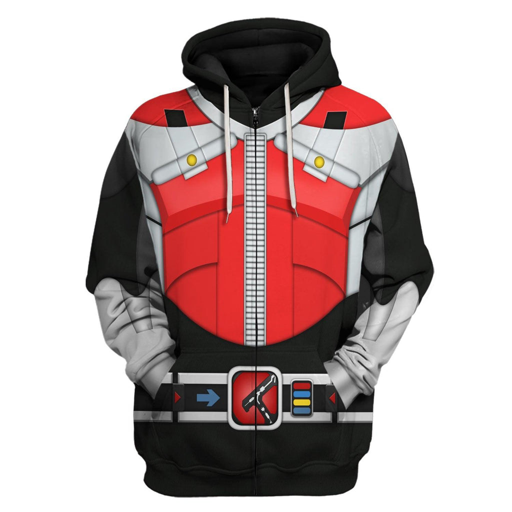 OodieGang Kamen Rider Den-O Cosplay Costumes Hoodies Sweatshirt T-shirt Tracksuit - OodieGang.com