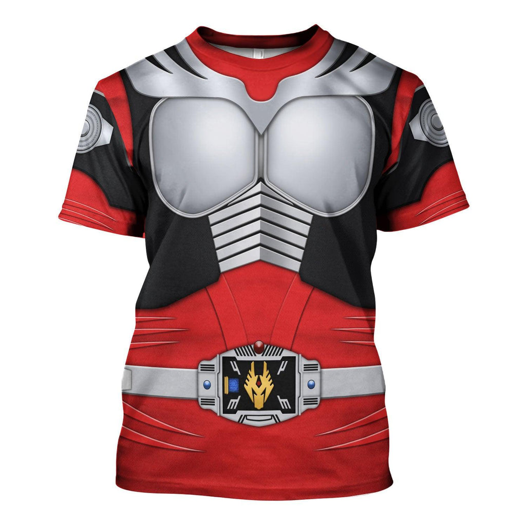 OodieGang Kamen Rider Dragon Knight Cosplay Costumes Hoodies Sweatshirt T-shirt Tracksuit - OodieGang.com